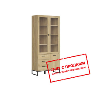 Витрина Ramla REG1D2W3S/U BRW 3-дверная с 3 ящикам...