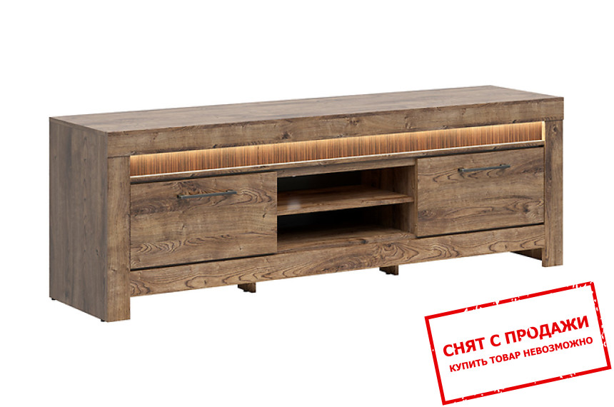 Тумба под ТВ Torin RTV2D BRW 2-дверная Дуб риббек коричневый