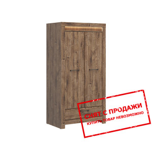 Шкаф платяной Torin SZF2D1S BRW 2-дверный Дуб рибб...