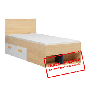 Кровать (каркас) Wesker LOZ/90 BRW односпальная Ду...