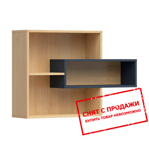 Полка Wesker POL BRW Дуб натуральный/темно-синий...