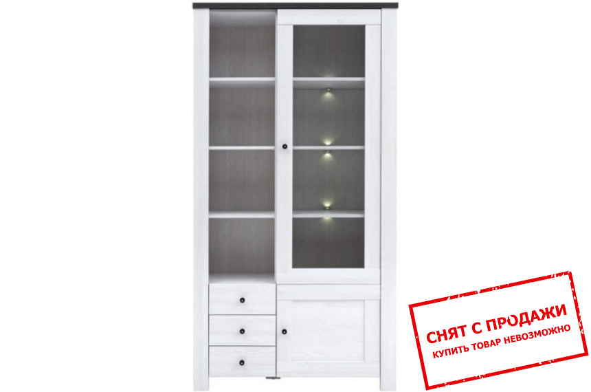 Витрина Antwerpen REG1W1D3S/20/10 BRW