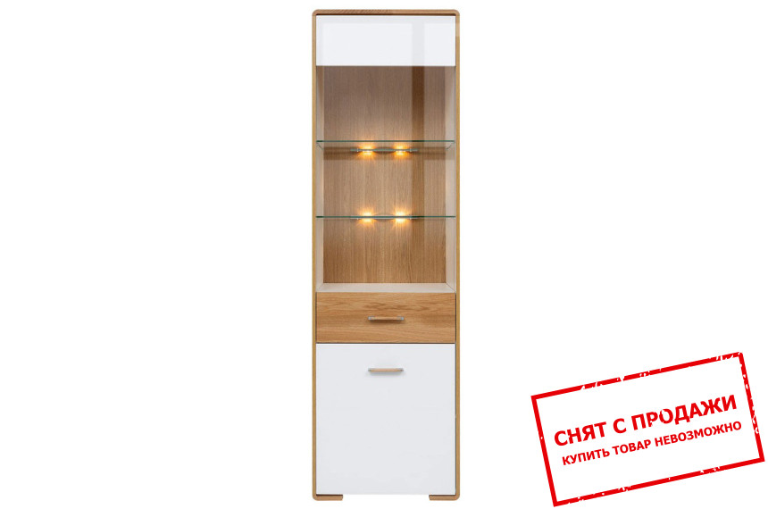 Витрина Bari REG1W1D P BRW