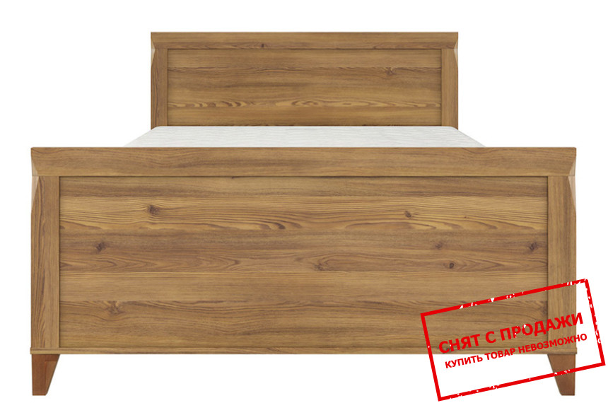 Кровать двухспальная (каркас с ламелями) Граф Орех Верона LOZ160 Гербор