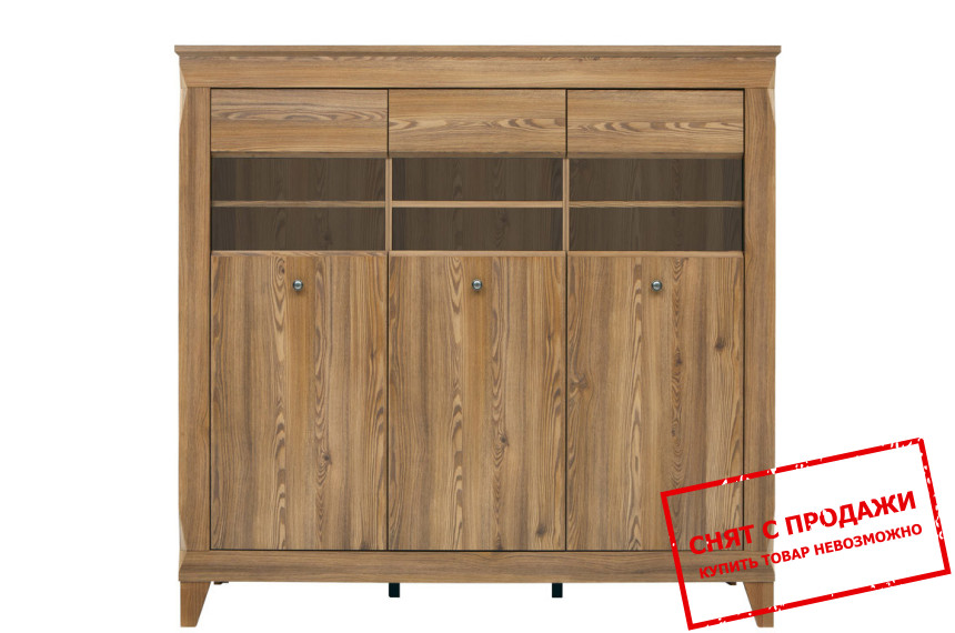 Витрина Bergen REG3W BRW