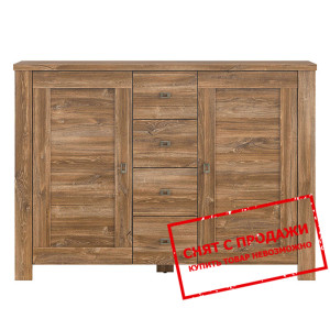 Комод Brussel KOM2D4S/10/14 BRW