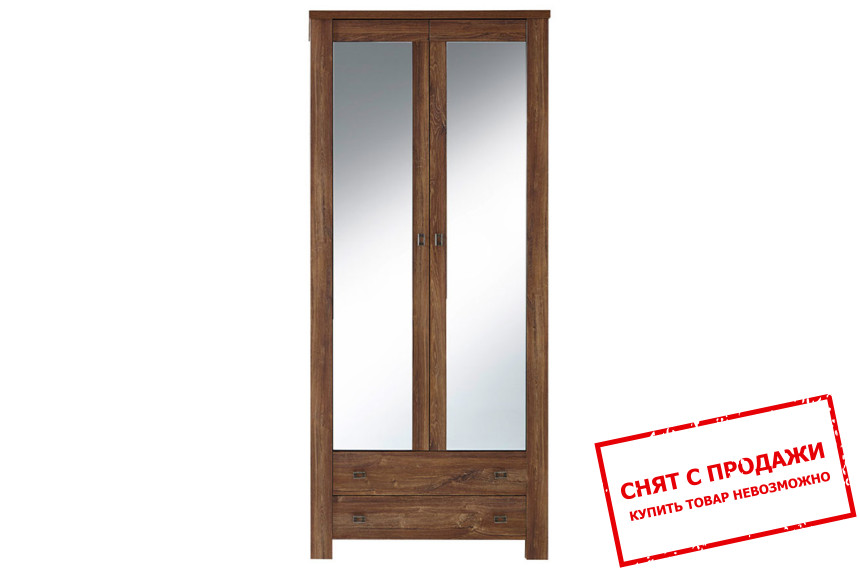 Шкаф с зеркалом REG2L2S/20/9 BRW