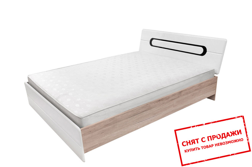 Кровать двухспальная (каркас) Byron LOZ160 BRW