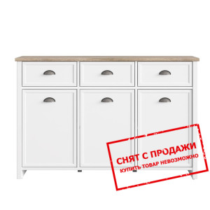 Комод Гермес Сосна каньон/орех верона KOM3D3S Герб...