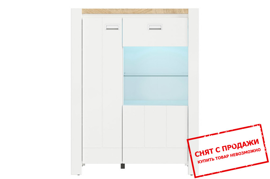 Витрина Dreviso REG1D1W/95/123 BRW