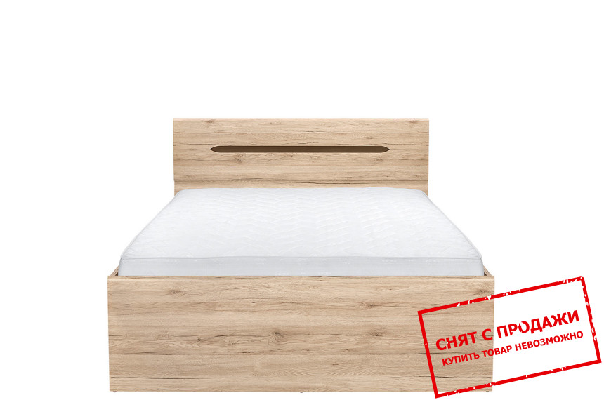Кровать двухспальная Elpasso LOZ160 B BRW 