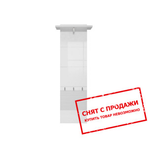 Вешалка Flames PAN/15/5 BRW настенная Белый/белый ...