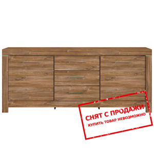 Комод Gent KOM2D3S/9/20 BRW 2-дверный с 3 ящиками ...