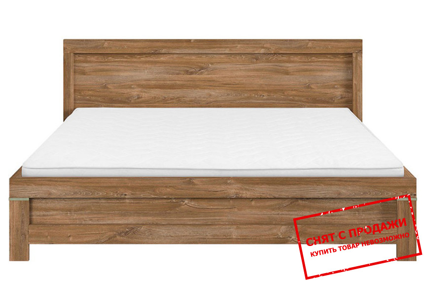 Кровать (каркас) Gent LOZ160 BRW двухспальная Дуб стирлинг