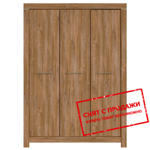Шкаф платяной Gent SZF3D/21/15 BRW 3-дверный Дуб с...