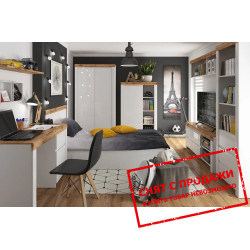 Модульная детская Holten Мебель BRW Польша Белый/белый глянец