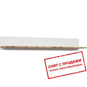 Полка Holten POL156 BRW Белый/белый глянец...
