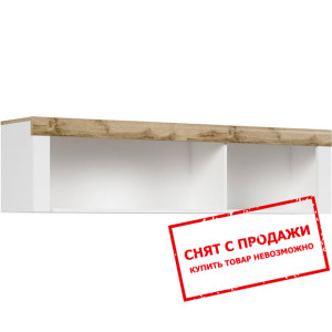 Полка Holten SFW156 BRW Белый/белый глянец...