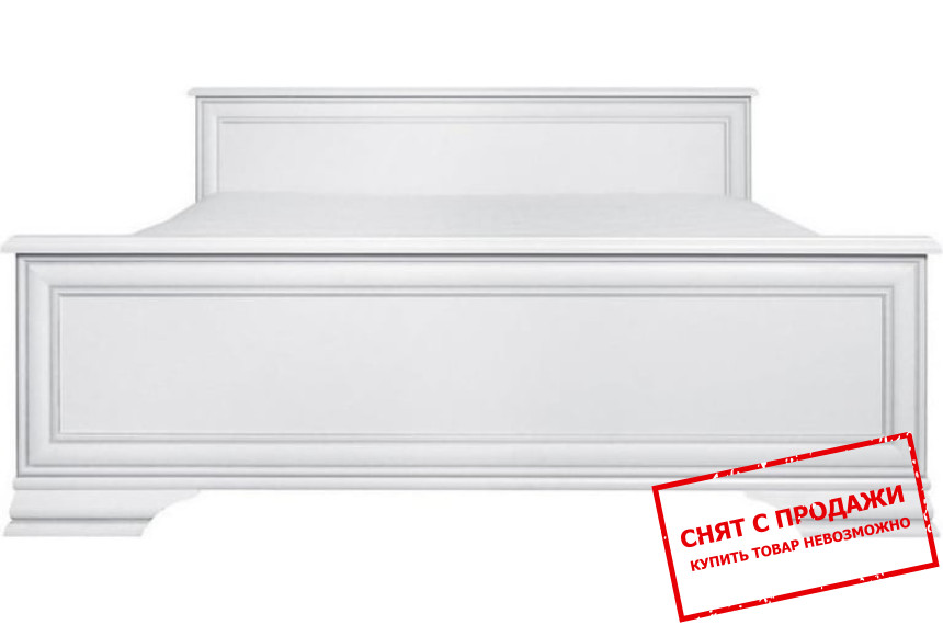 Кровать двухспальная (каркас) Idento LOZ160 BRW