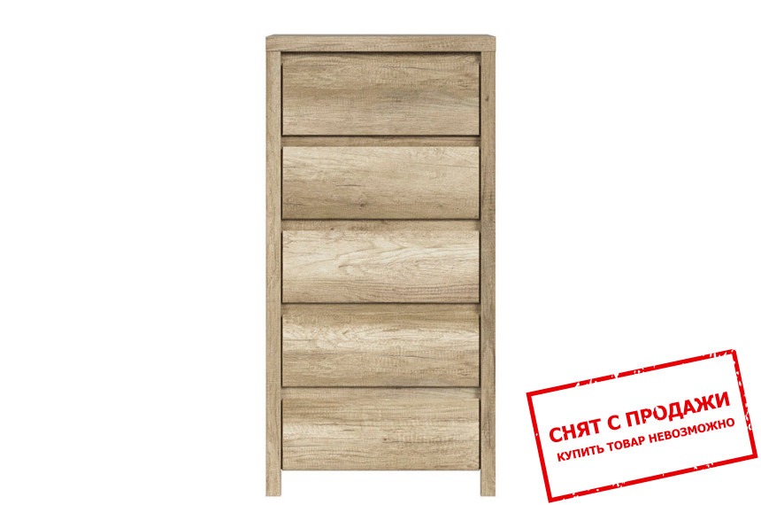 Комод Каспиан Дуб монумент KOM5S BRW