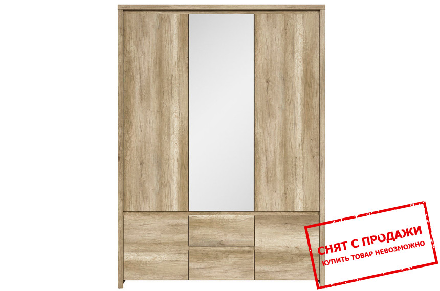 Шкаф Каспиан Дуб монумент SZF5D2S BRW