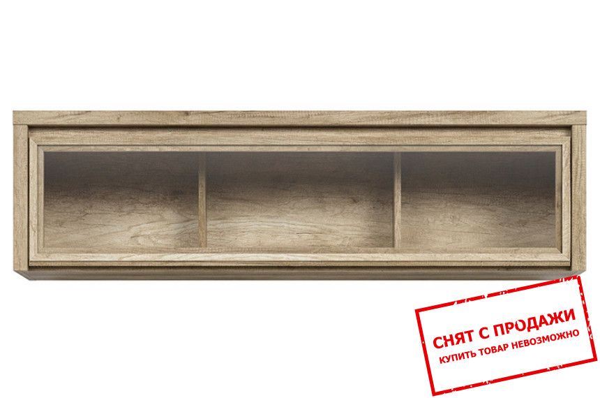 Витрина навесная Каспиан Дуб монумент SFW1W/140 BRW