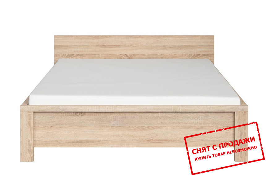 Кровать (каркас) Каспиан Дуб сонома LOZ140 BRW двухспальная