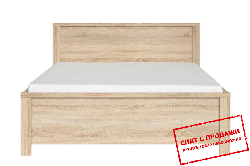 Кровать (каркас) Каспиан Дуб сонома LOZ160/T BRW двухспальная