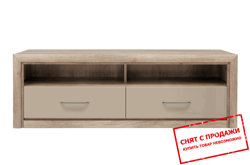 Тумба под ТВ Koen 2 RTV2S/143 BRW с 2 ящиками Дуб каньон монумент/песчаный глянец