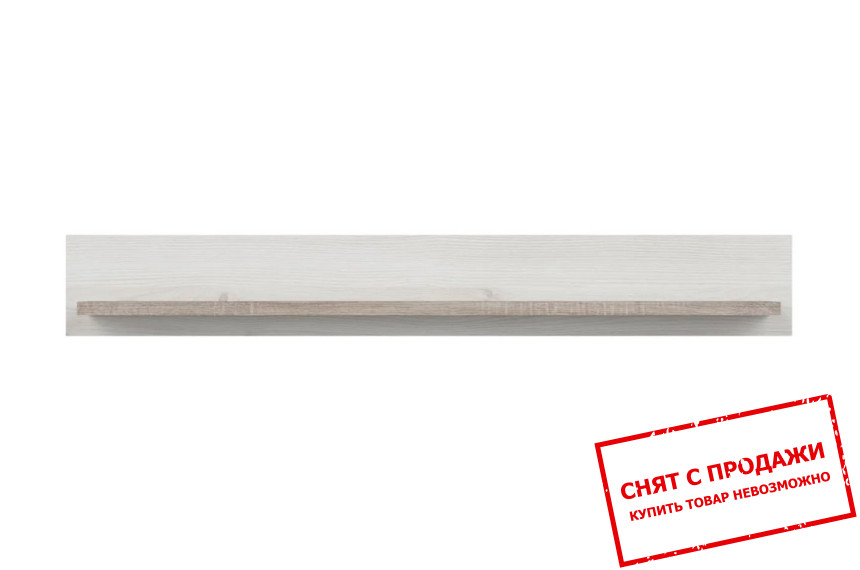 Полка Luca Juzi POL/100 BRW Лиственница сибиу светлая/дуб сонома темный