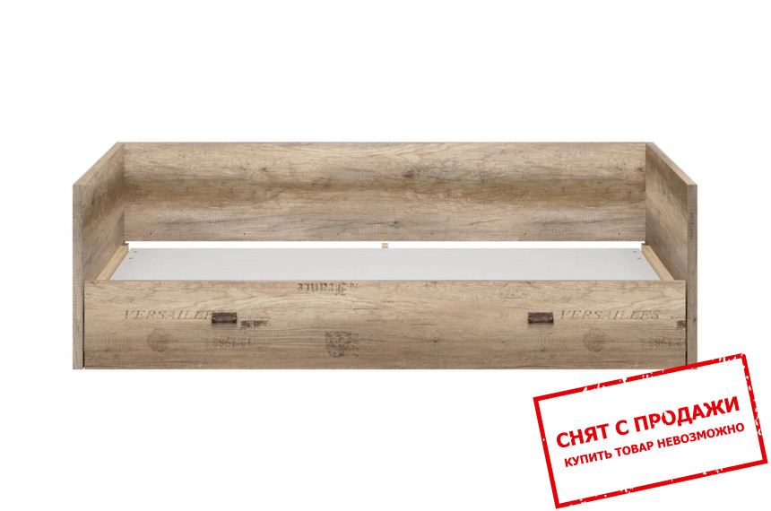 Кровать-диван раздвижной Malcolm LOZ/80/160 BRW Дуб каньон монумент/серый вольфрам