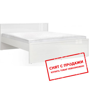 Кровать (каркас) Pori LOZ160 BRW двухспальная Белы...