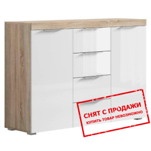 Комод Venlo Дуб сонома/белый глянец KOM2D4S/135 BR...