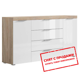 Комод Venlo Дуб сонома/белый глянец KOM2D4S/180 BR...
