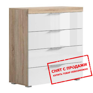 Комод Venlo Дуб сонома/белый глянец KOM4S/90 BRW...