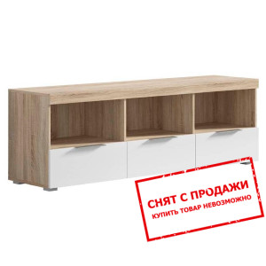Тумба под телевизор Venlo Дуб сонома/белый глянец ...