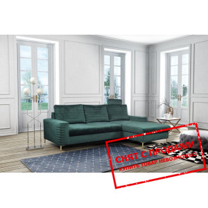 Диван угловой раскладной КОЛЛИН Велюто / COLLIN Ve...