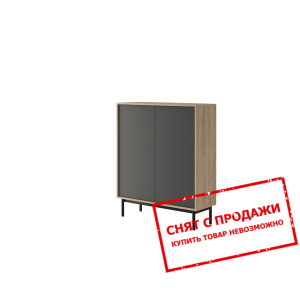 Комод Asic 2D/104 2-дверный Джексон хикори/графит