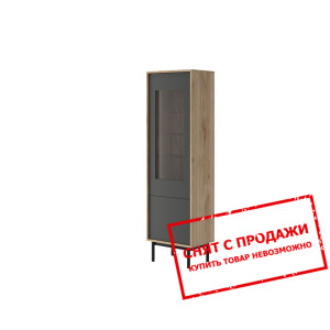 Витрина Asic 2D1W/54 2-дверная Джексон хикори/граф...