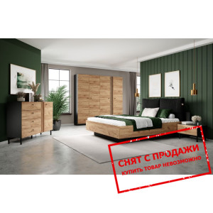 Набор мебели в спальню Deco Дуб крафт золотой/антр...