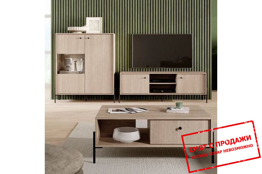 Стенка в гостиную Perfect Home Сканди / Scandi G Дуб сканди/ель сканди