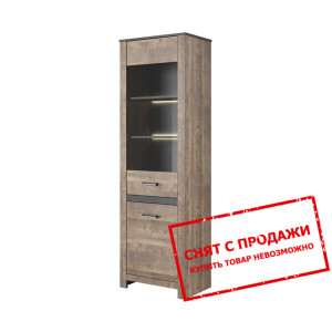 Витрина высокая Sand 2D1W/62 2-дверная Дуб санд гр...
