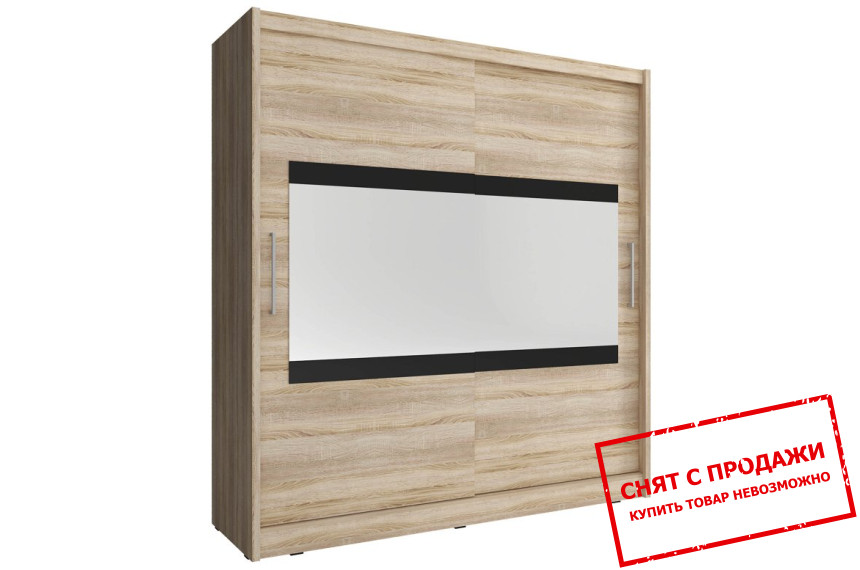 Шкаф-купе Мая IV / Maja IV 180 Perfect Home 2-дверный с зеркалом Дуб сонома