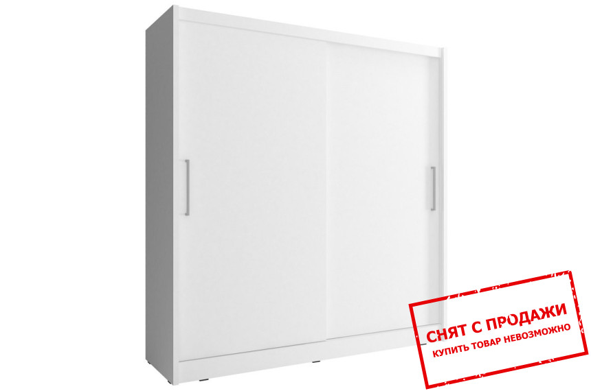 Шкаф-купе Вики / Wiki 180 Perfect Home 2-дверный Белый