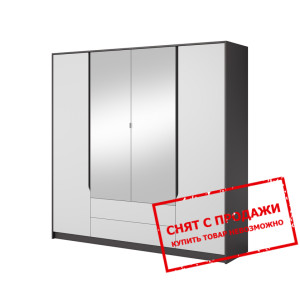 Шкаф платяной Sega 4D2S/200 4-дверный с зеркалом Г...
