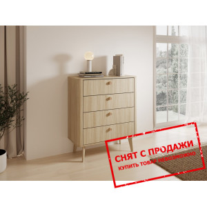 Комод Perfect Home Вики / Viki 4S/88 с 4 ящиками Дуб бариста