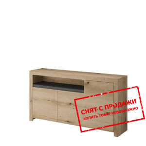 Комод Voke 3D/163 3-дверный Дуб эвок/графит