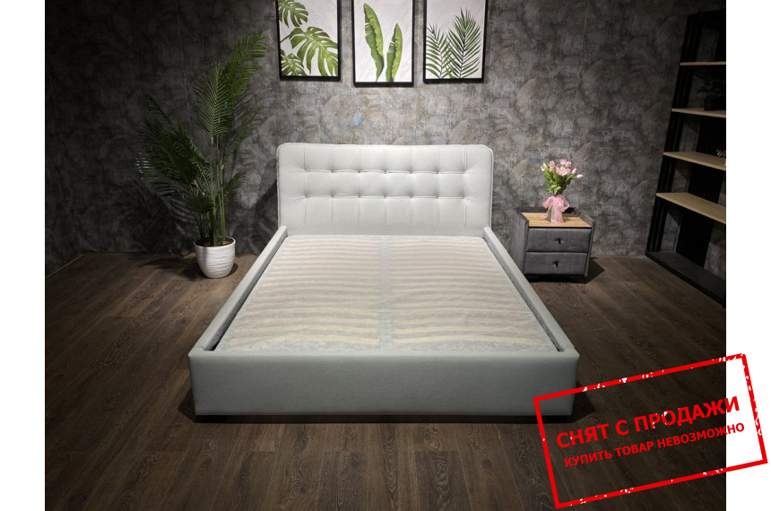 Кровать с мягким изголовьем (с подъемным механизмом) 160029 Donna 1 от Silk Perfect Home двухспальная
