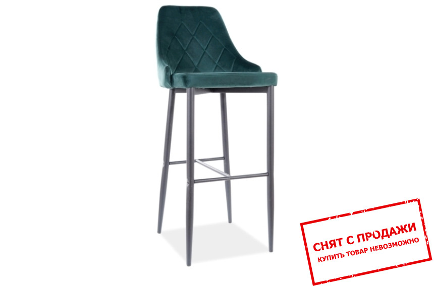 Барный стул Signal Trix B H-1 Velvet Зеленый