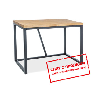 Стол компьютерный Signal Silvio Дуб/черный...